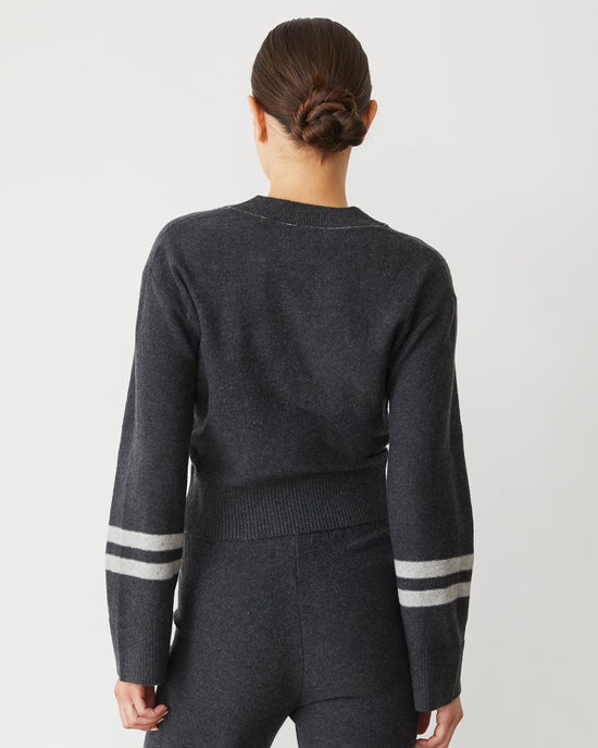 MONROW Plush Stripe Sweater