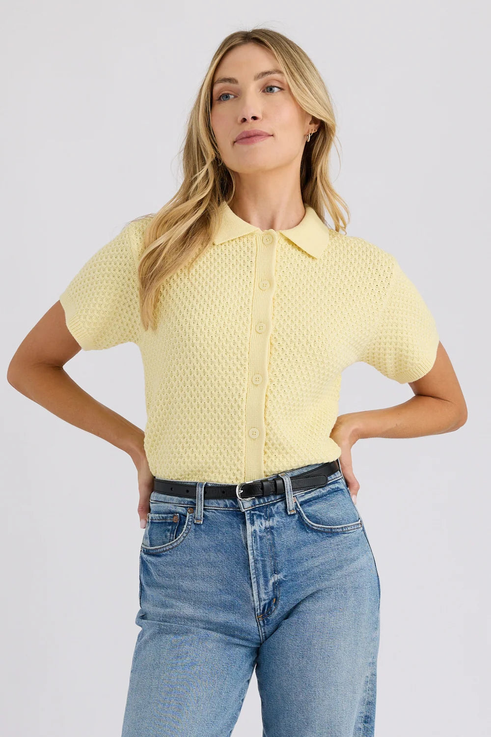Stitches + Stripes Andre Polo Top