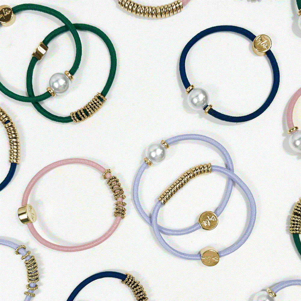 By Lillia assorted mix & match bracelet/ hairties, Spring/Summer