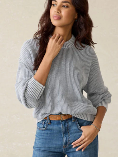 Faherty Sunwashed Fisherman Sweater