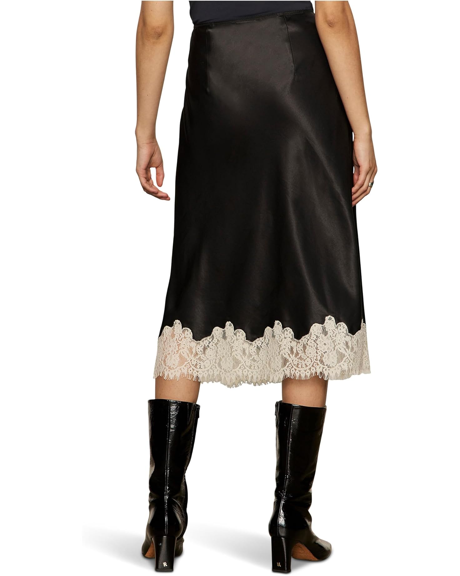Sanctuary One of a Kind Satin Midi Skirt