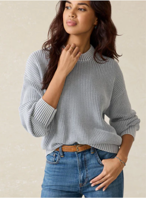 Faherty Sunwashed Fisherman Sweater