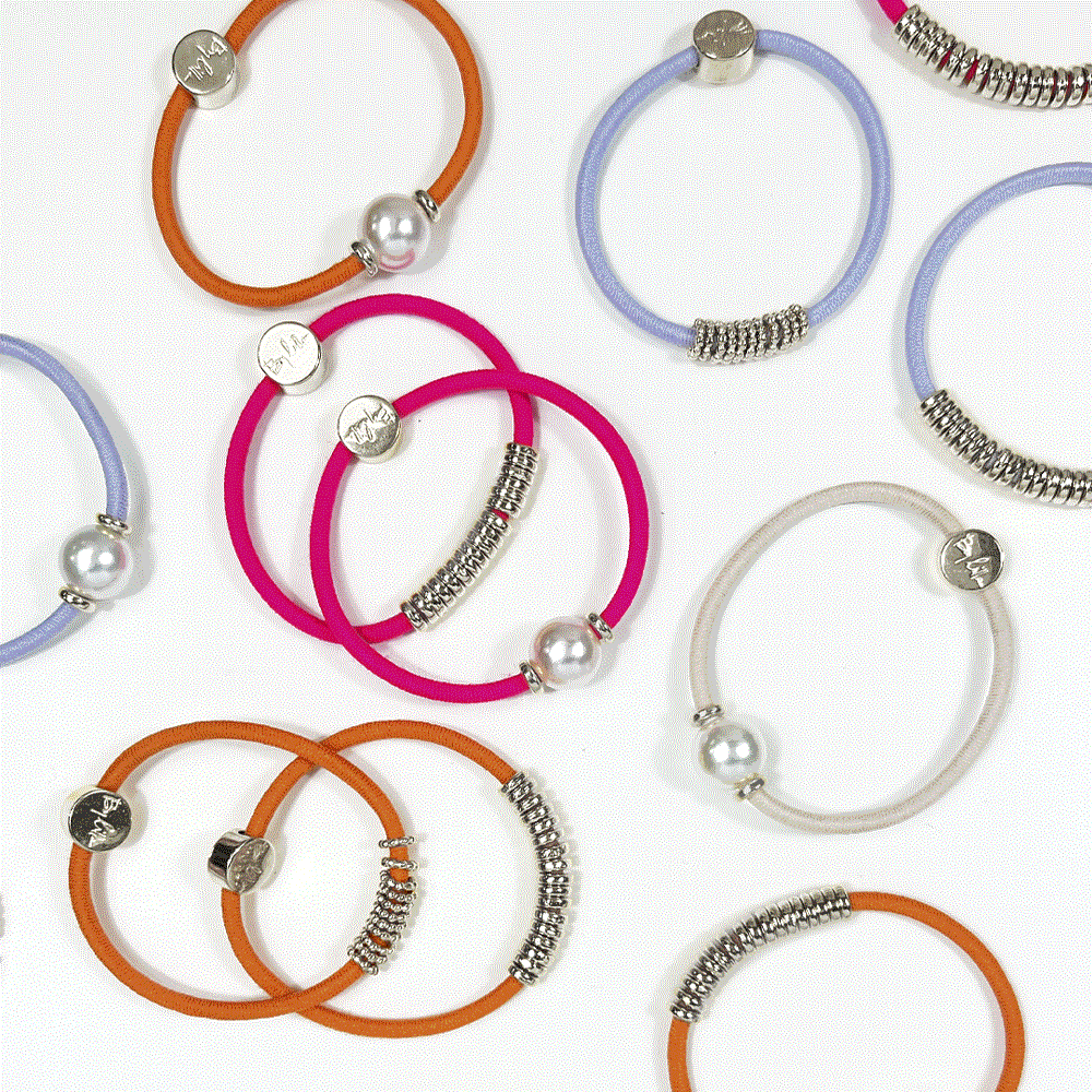 By Lillia assorted mix & match bracelet/ hairties, Spring/Summer