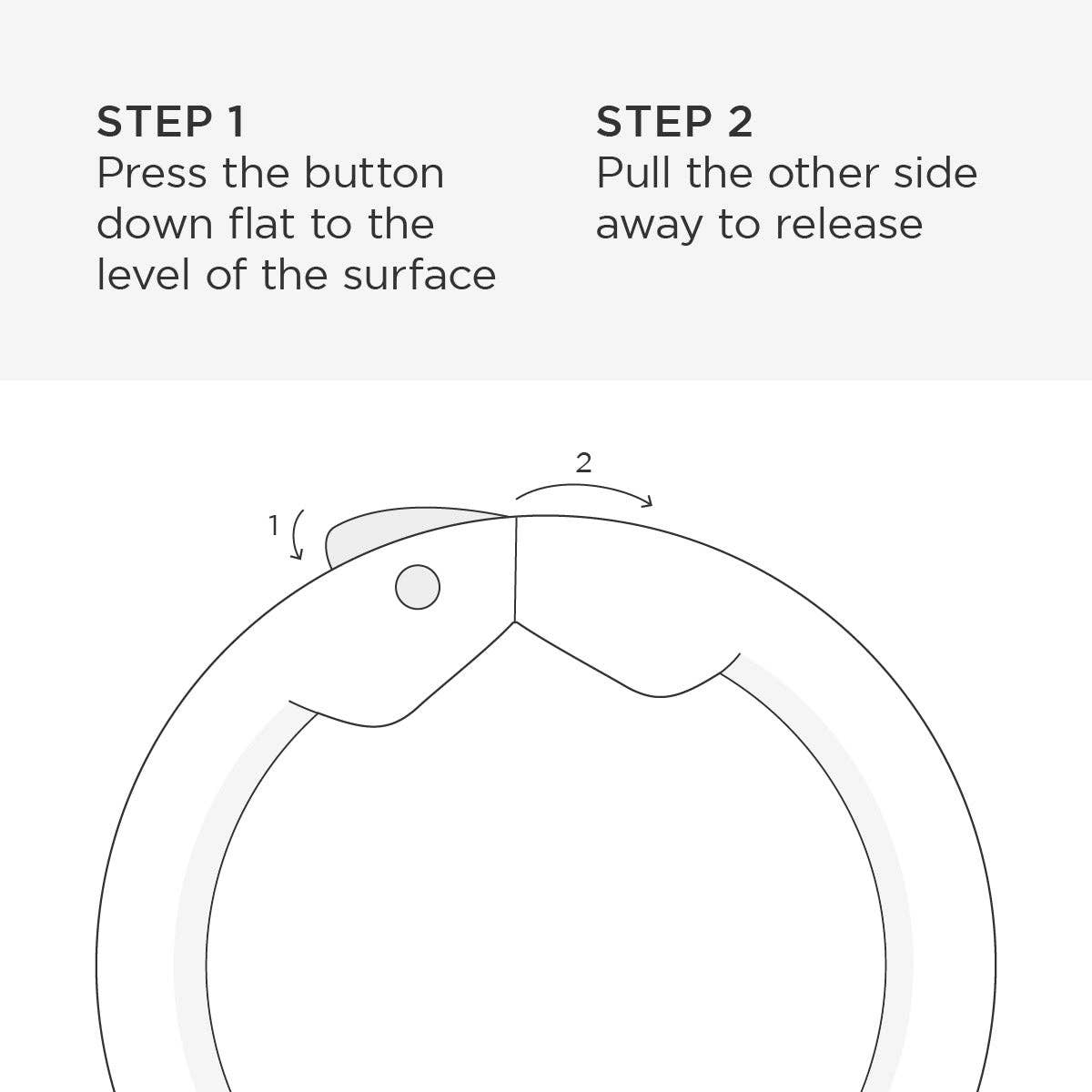 Polished Nickel / White Enamel Perch