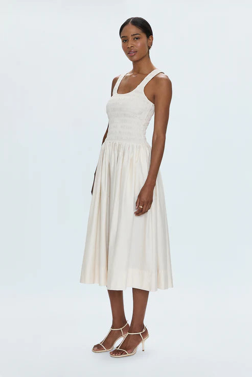 Pistola Alessia Smocked Drop Waist Dress