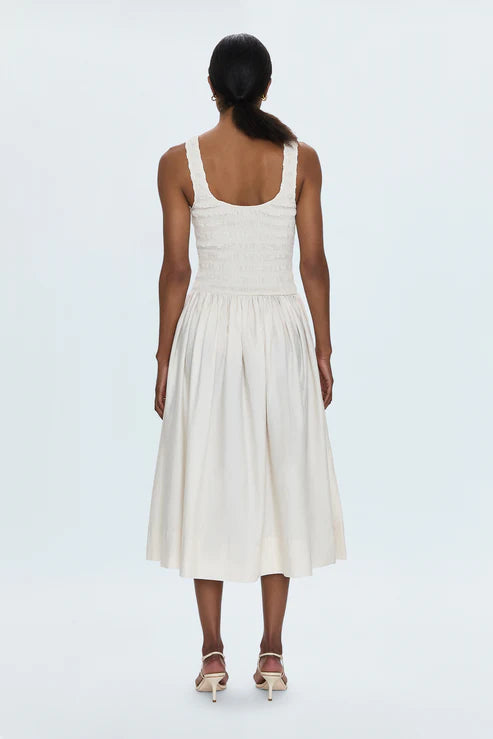 Pistola Alessia Smocked Drop Waist Dress