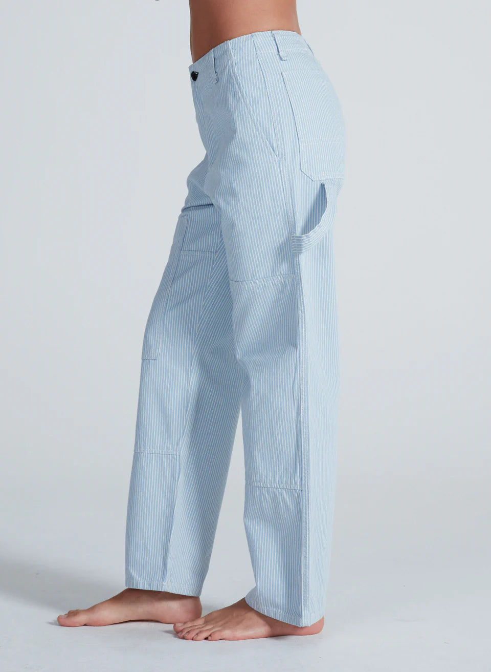 ASKK NY Blue Stripe Carpenter Pants