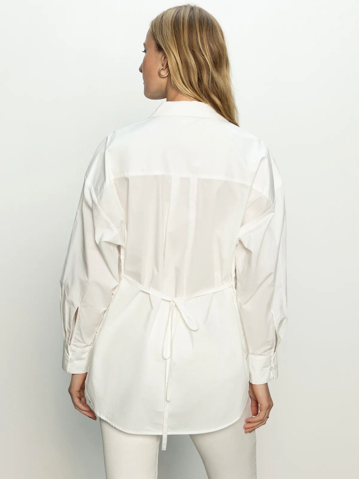 Sanctuary Lace Boyfriend Tie Back Shirt