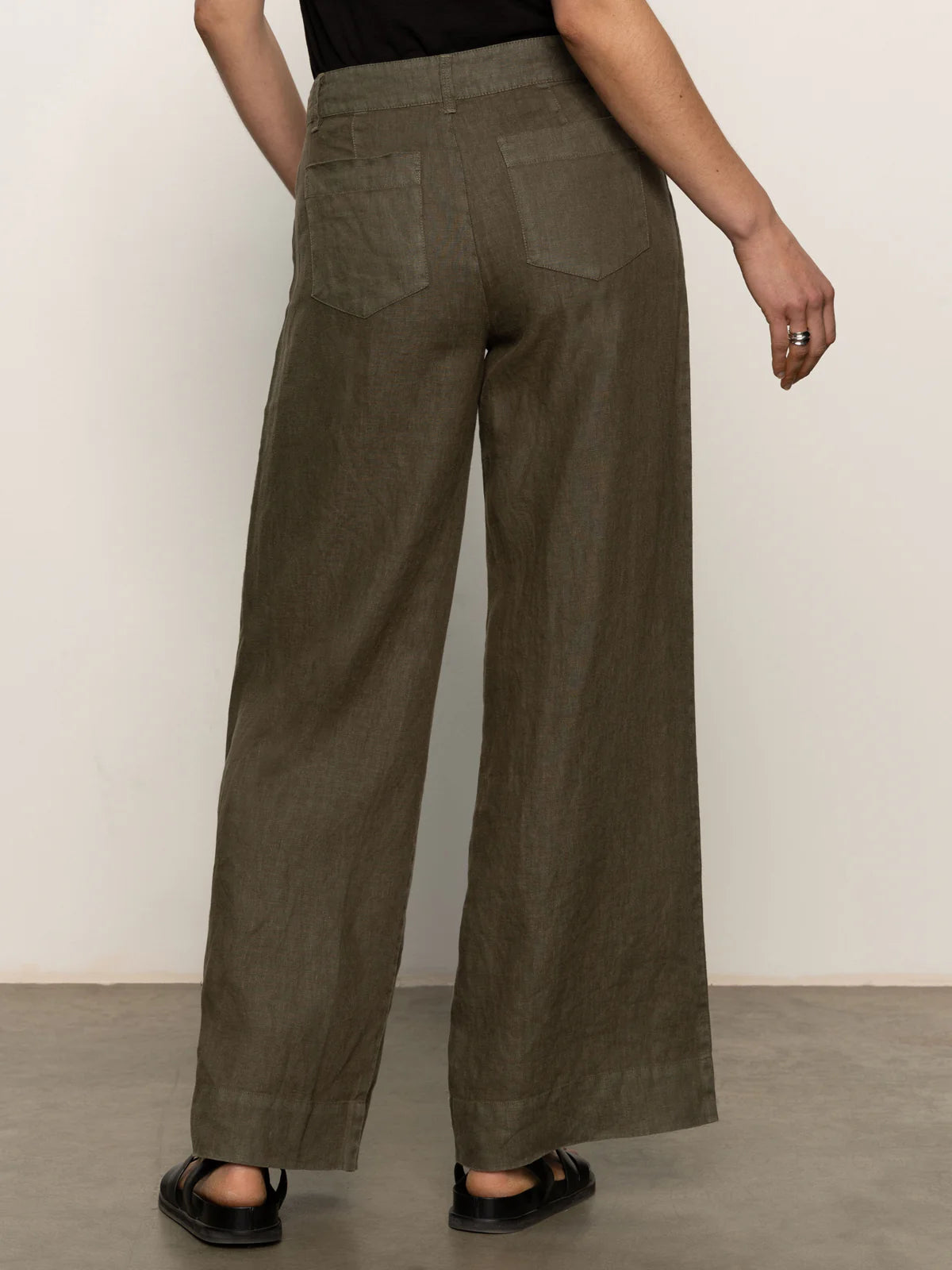 Sanctuary The Linen Marine Wide Leg
