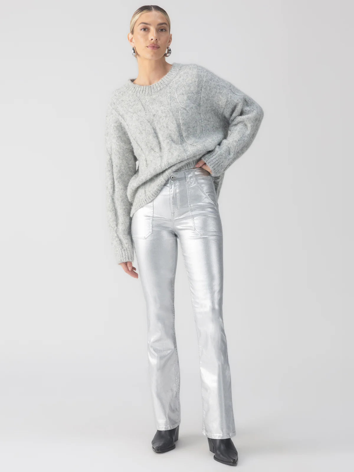 Sanctuary Metallic Hayden Bootcut pant
