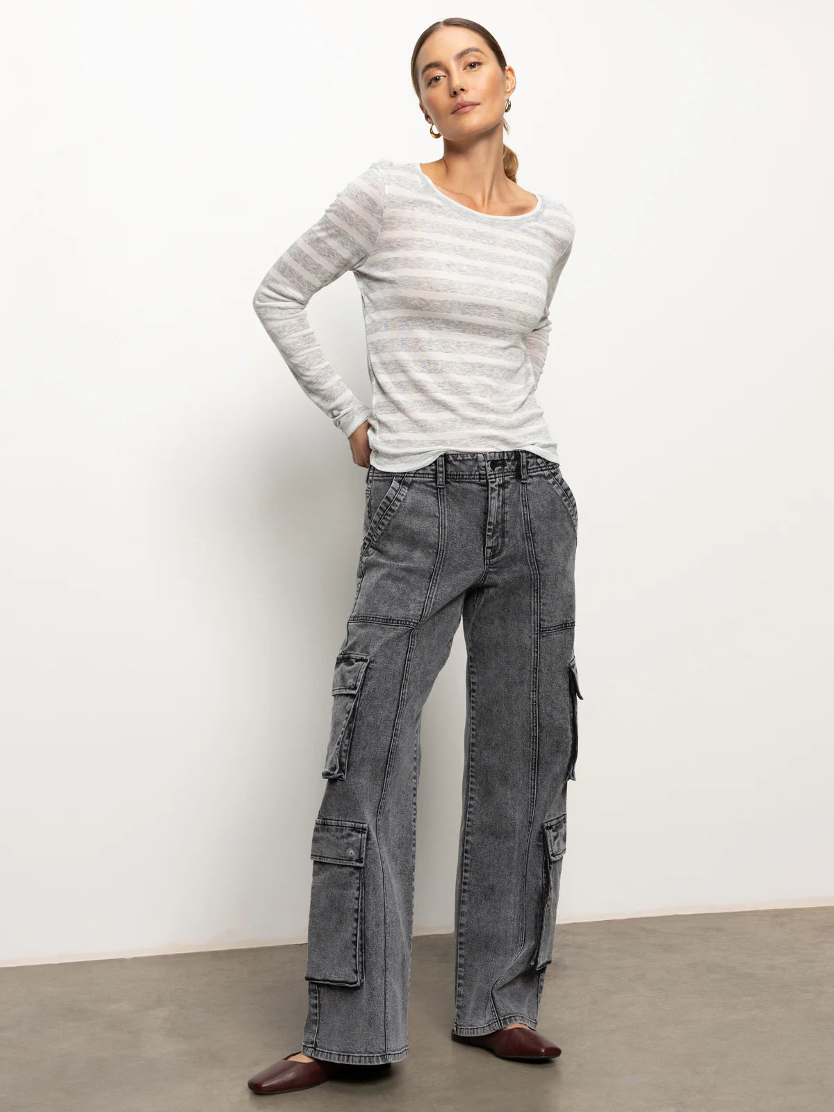 Sanctuary Femme Crew Stripe Tee