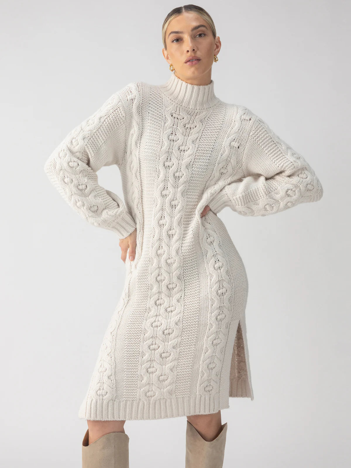 Sanctuary Cable Sweater Dress