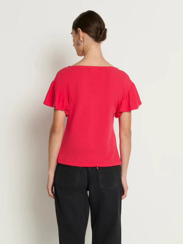 Nation Emmy Flutter Sleeve Tee