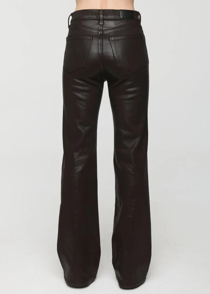 Pistola Evie High Rise Slim Boot Pant Coated Mocha