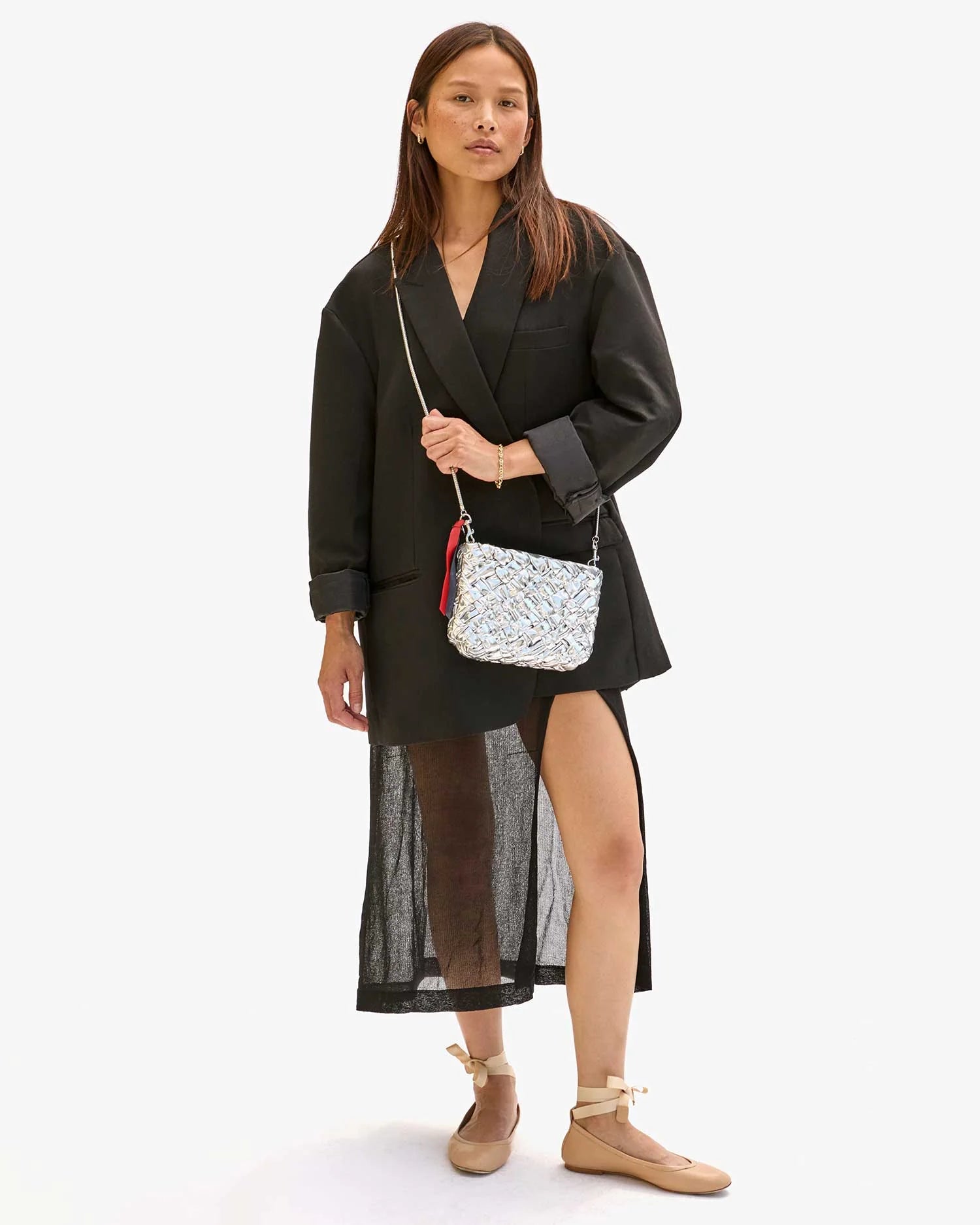 Clare V Estelle Specchio Puffy Woven Bag