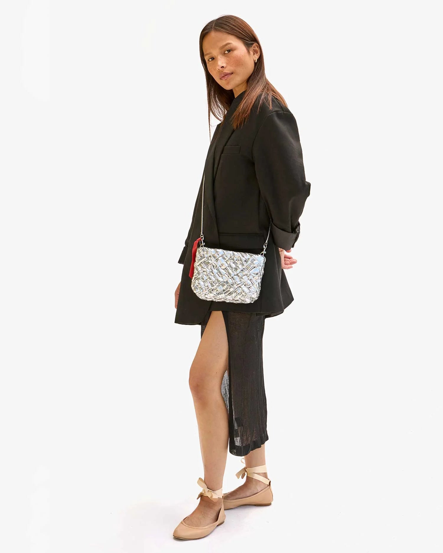 Clare V Estelle Specchio Puffy Woven Bag