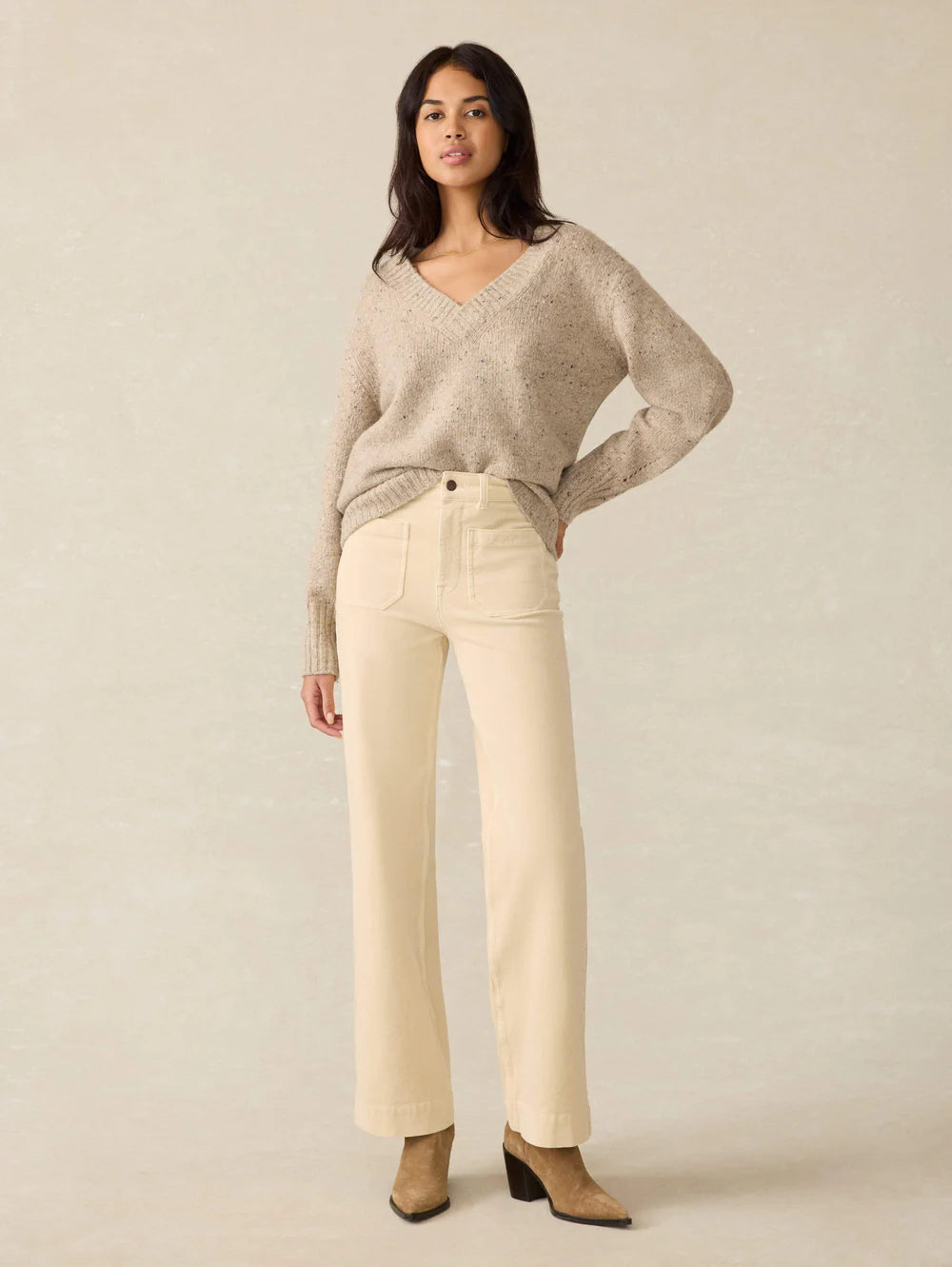 Faherty Driftwood Donegal Sweater