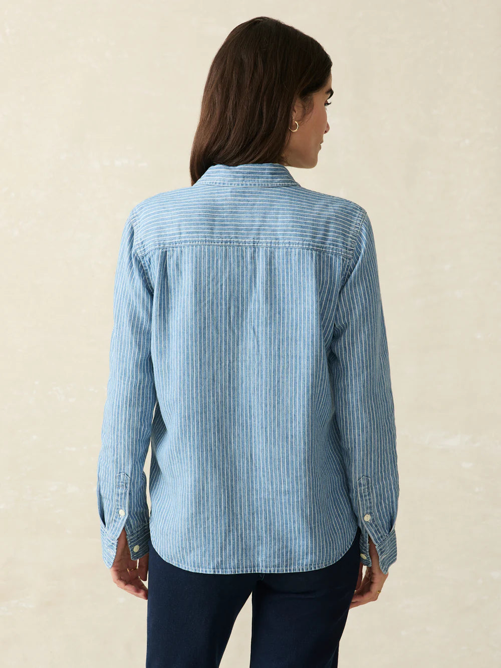 Faherty Tried and True Chambray Shirt
