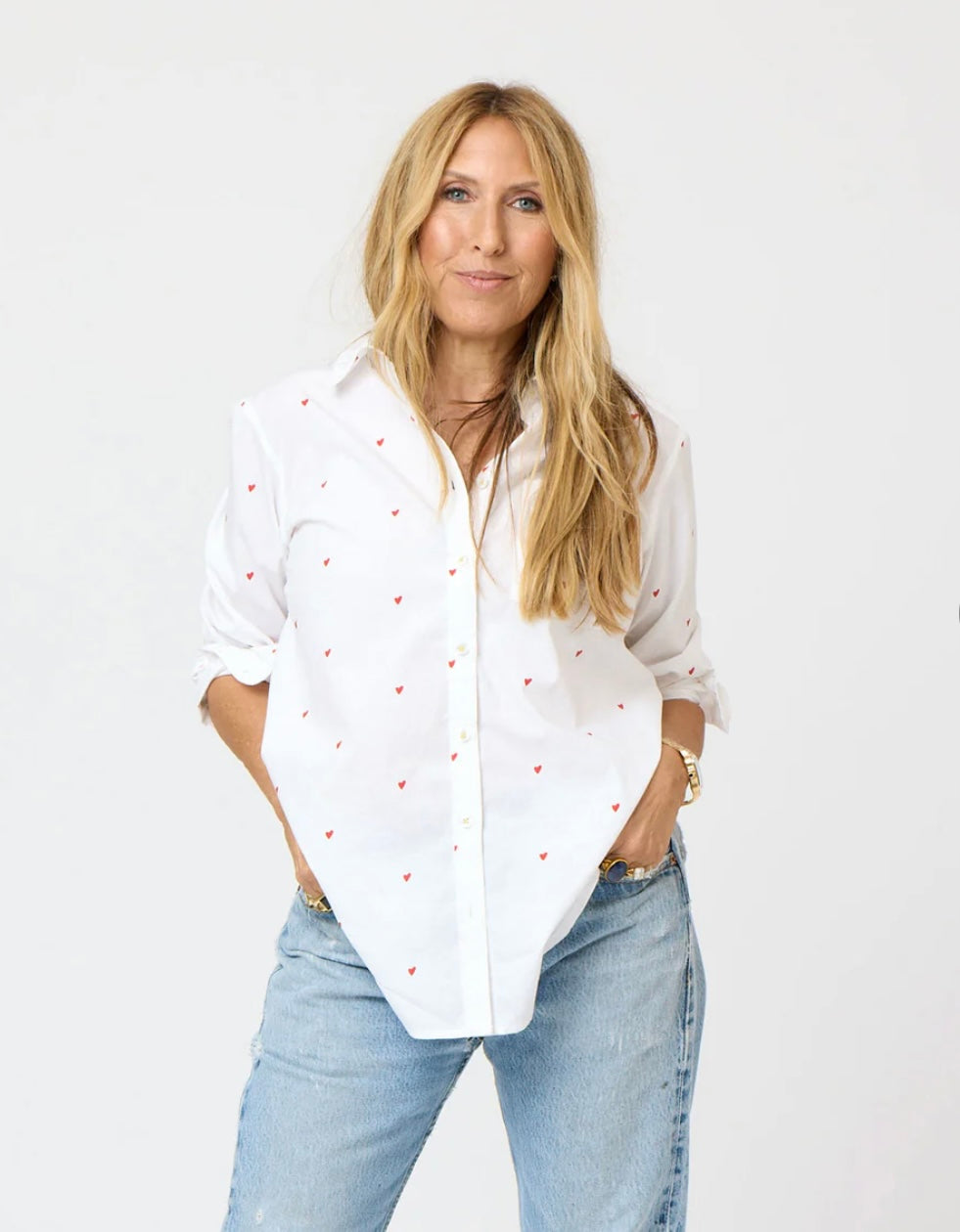 Kerri Rosenthal Mia Tiny Hearts Shirt
