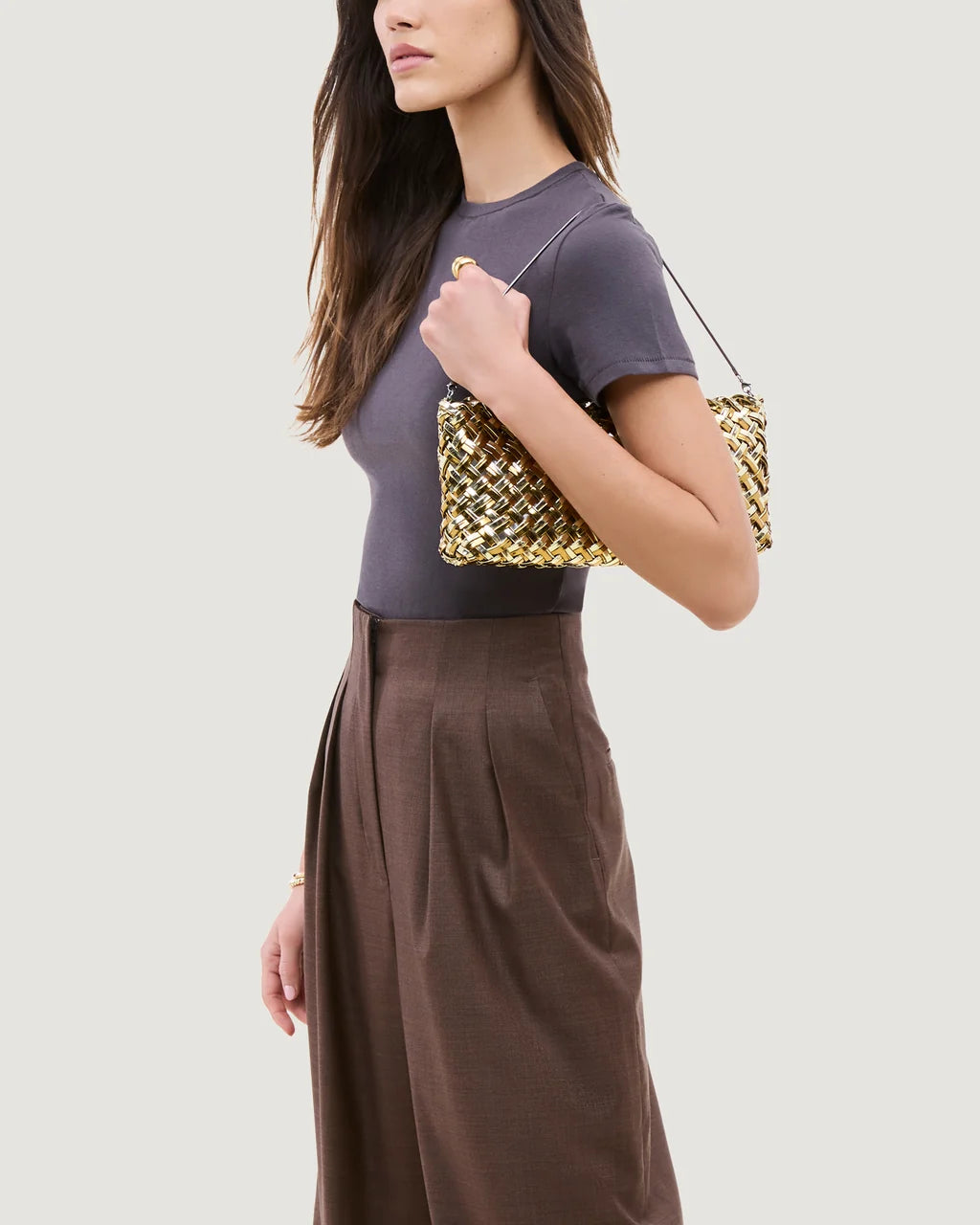 Naghedi Gala Clutch Double Weave