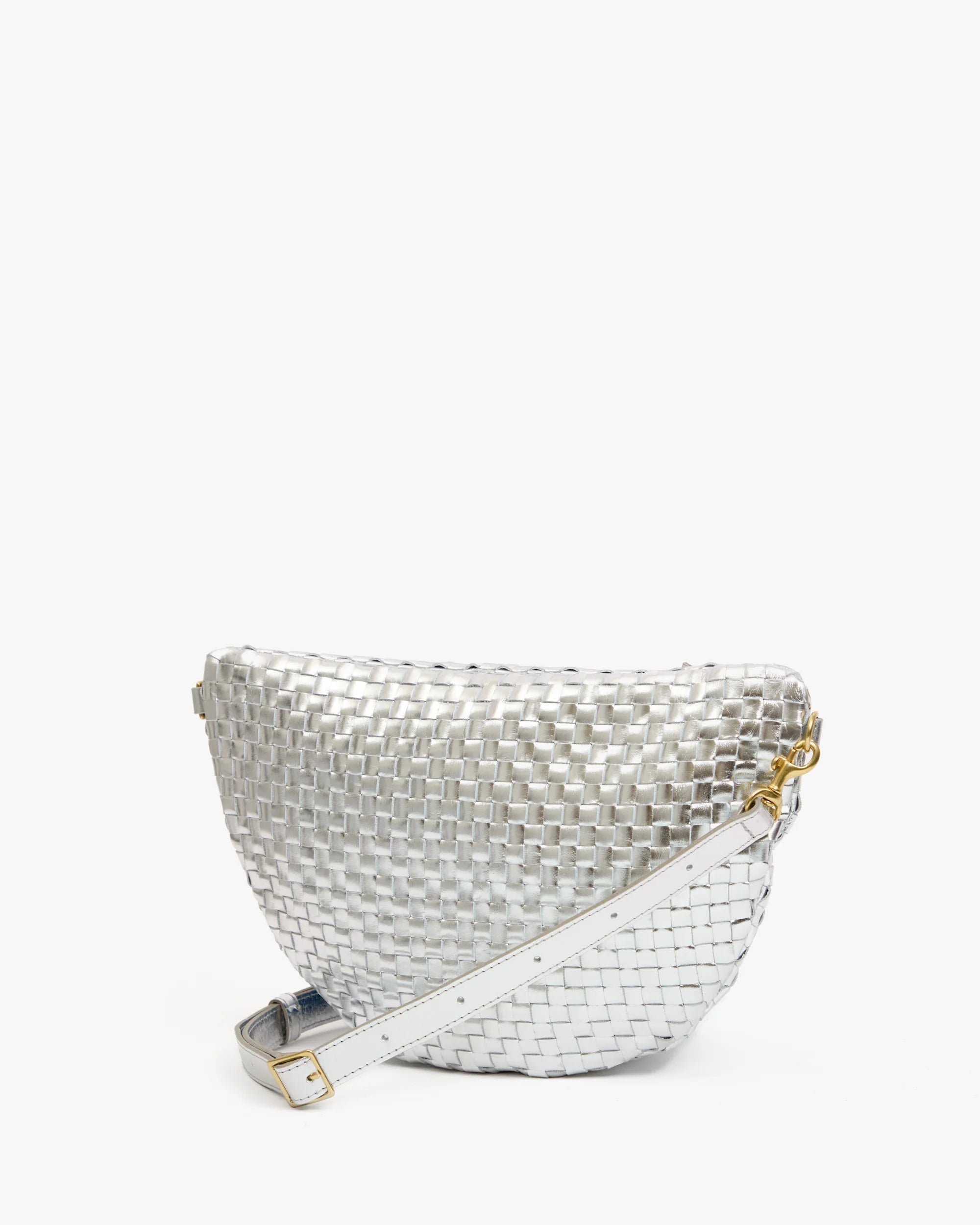 Clare V Grande Fanny, Specchio Woven Checker