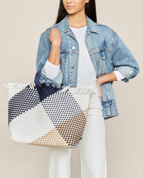 Naghedi Havana Beach Tote Graphic Geo