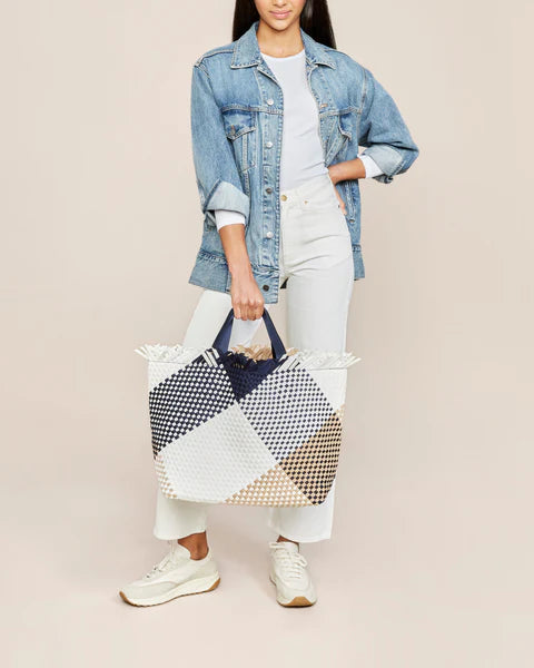 Naghedi Havana Beach Tote Graphic Geo