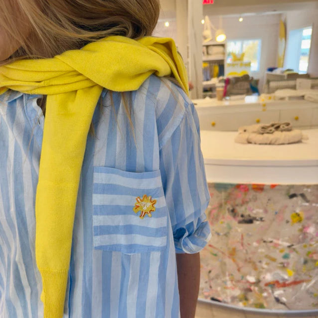 Kerri Rosenthal Mia Stripe Positano Shirt