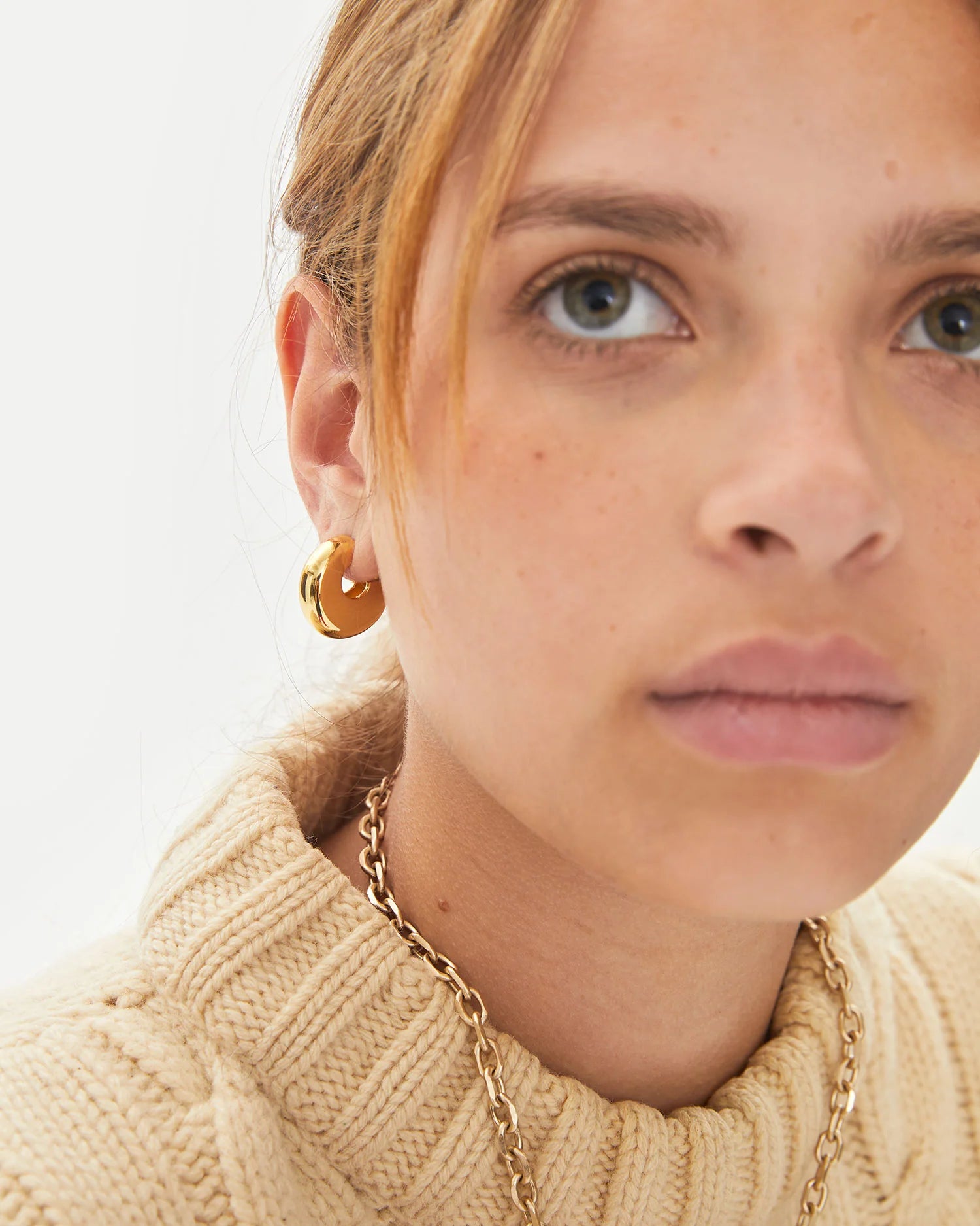 Clare V Le Hoop Earrings