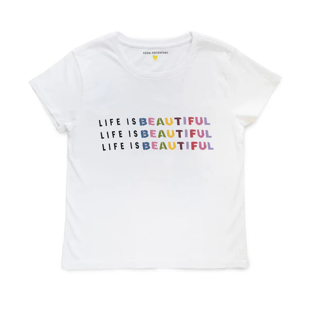 Kerri Rosenthal Suke Life is Beautiful Tee