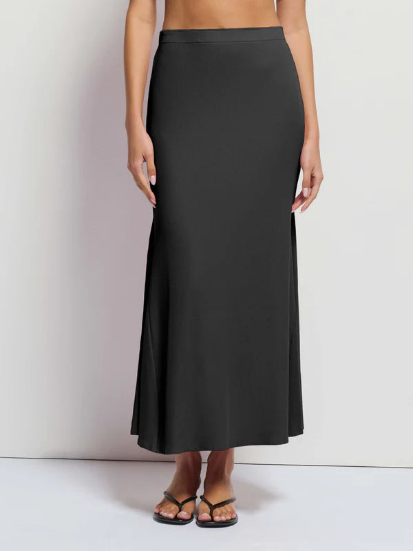 Nation LTD Melani Ribbed Long Skirt