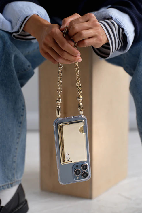 Ossa Mixed Metal Wristlet