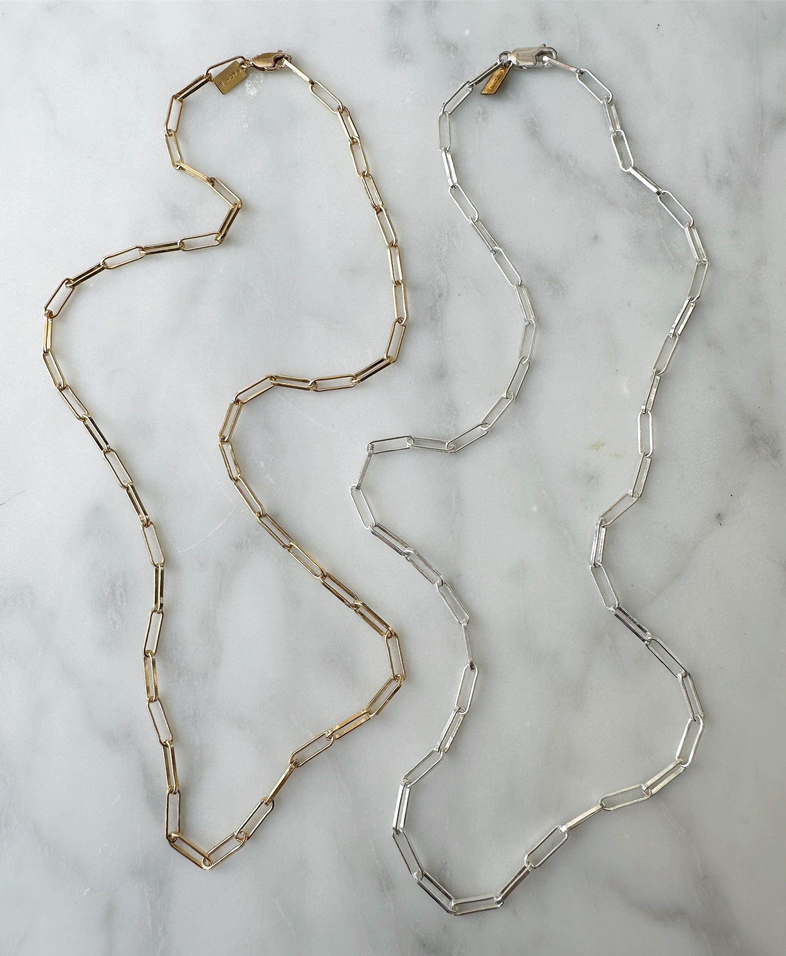 Rach B Medium Sturdy Paperclip Chain Necklace