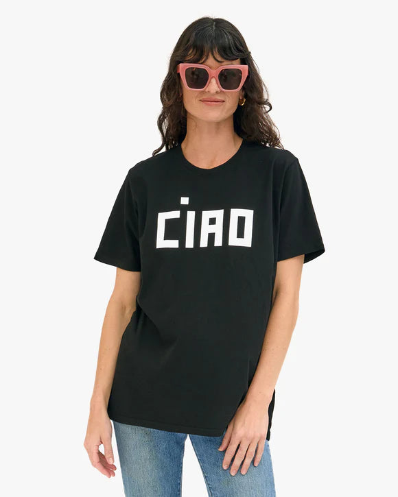 Clare V Original Tee, Block Ciao