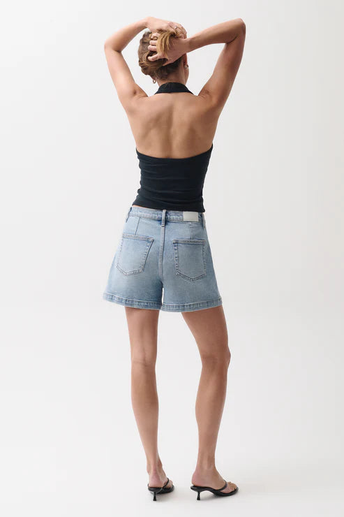 Pistola Aoki High Rise A-Rise Short with Detail