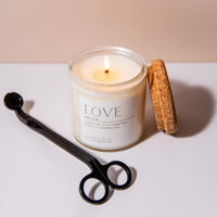 Shine & Love Candles, LOVE