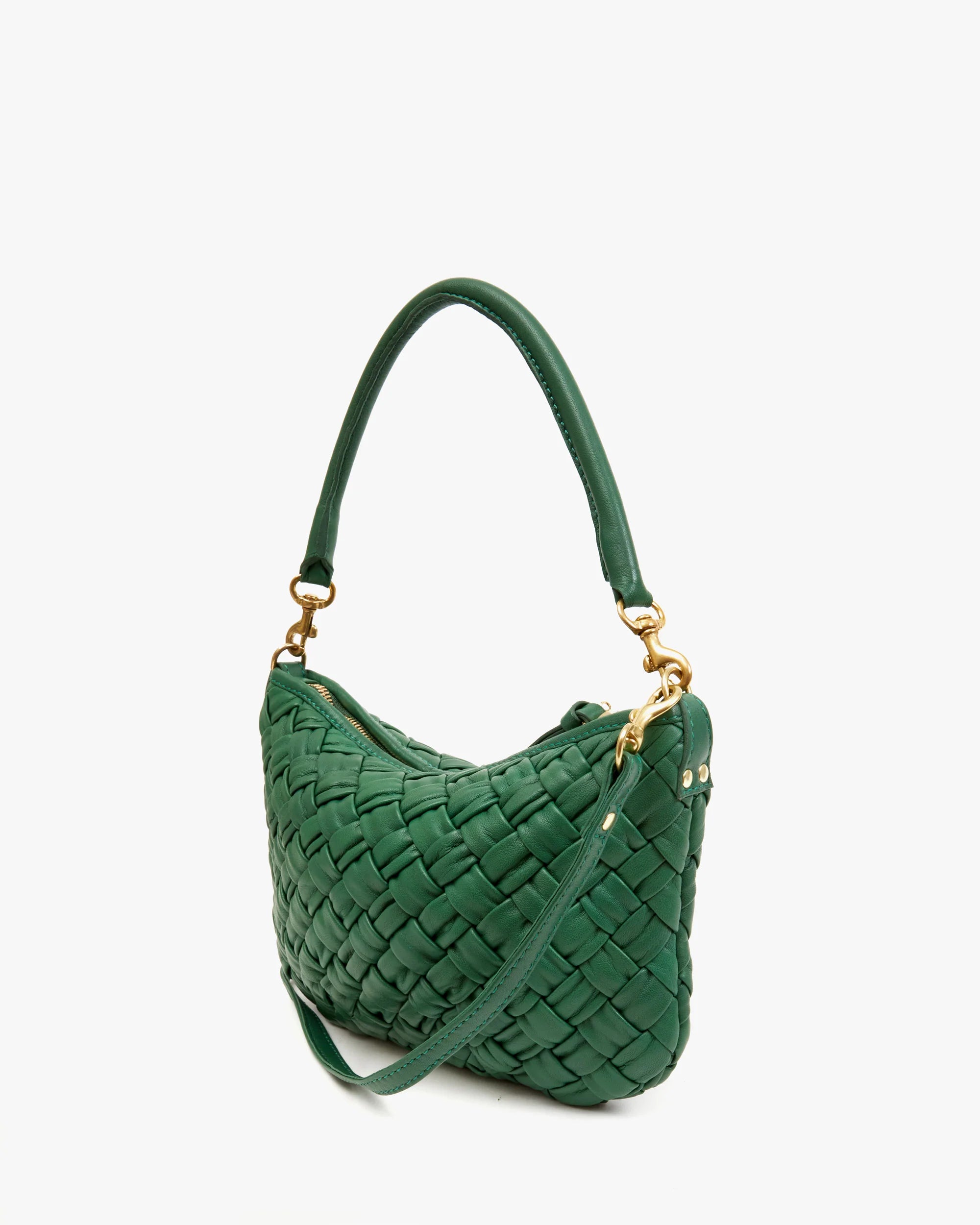 Clare V Petit Moyen Messenger - Puffy Woven