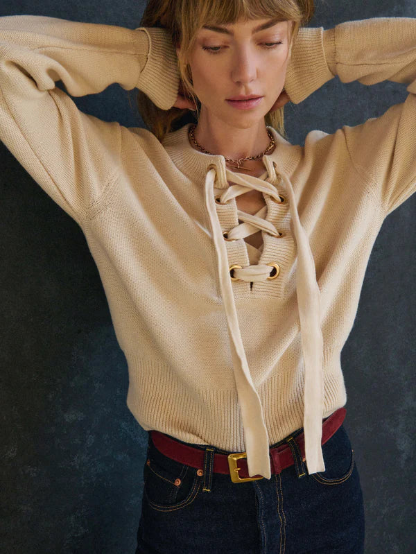 Nation Rory Sweater Parchment