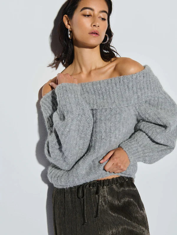 Nation LTD Serena Off Shoulder Sweater