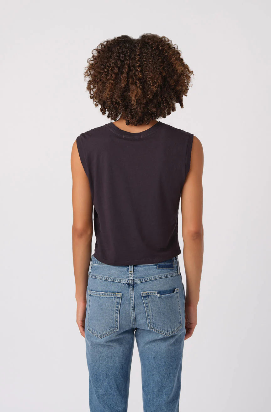 AMO Denim Sleeveless Babe Tee