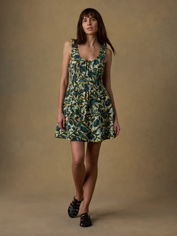 Faherty Montecito Linen Mini Dress