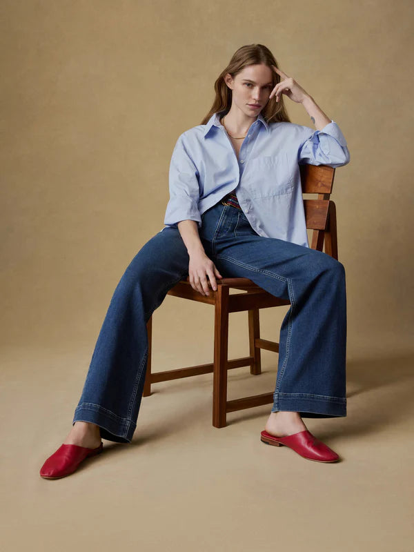 Faherty Coastal Poplin Relaxed Shirt