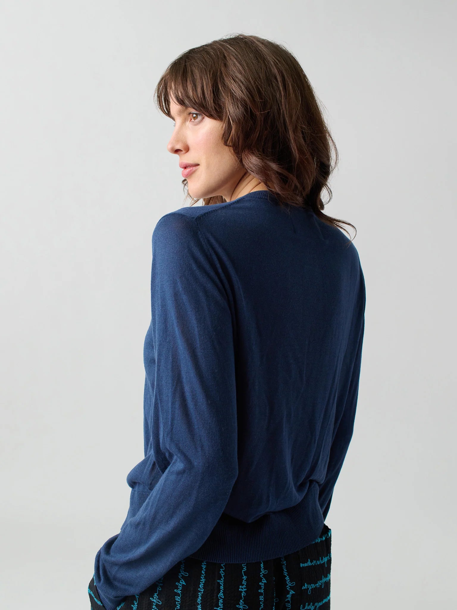 Lingua Franca Silk Blend Cardigan