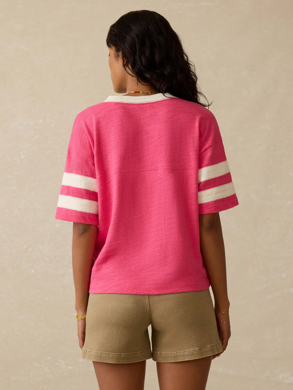 Faherty Sunwashed Slub Varsity Tee