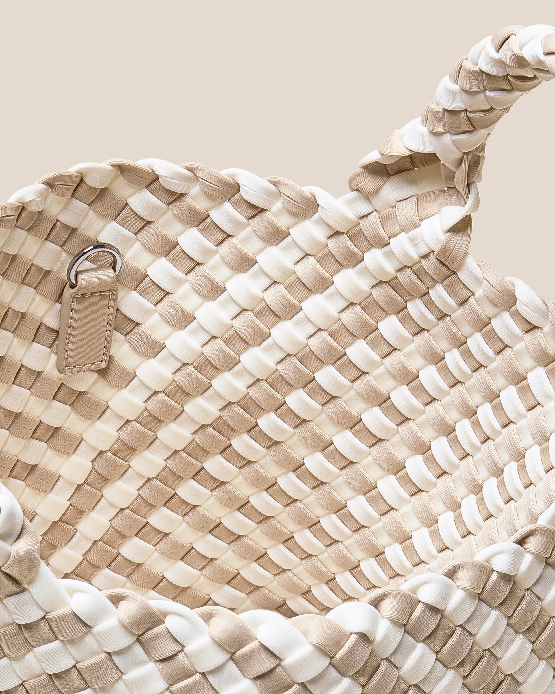 Naghedi St Barth's Small Tote Striped Geo