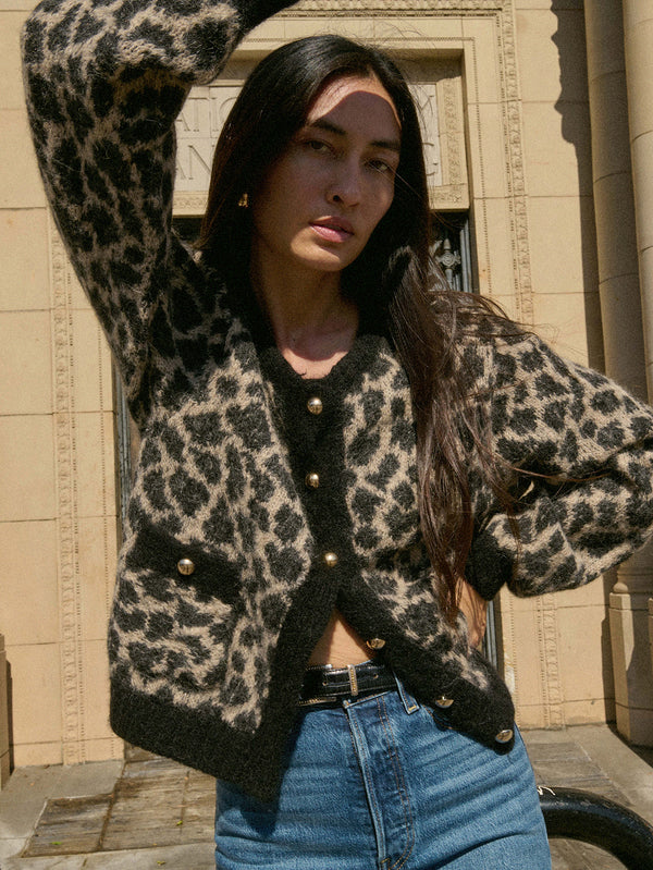 Nation LTD Tessa Jacquard Cardigan