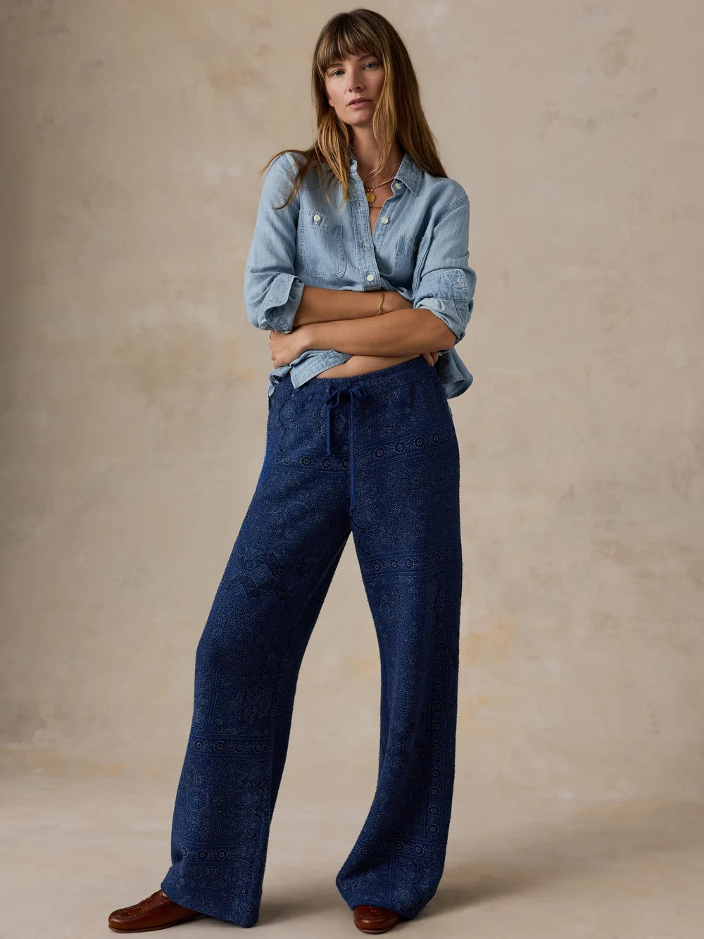 Faherty Laidback Terry Pant