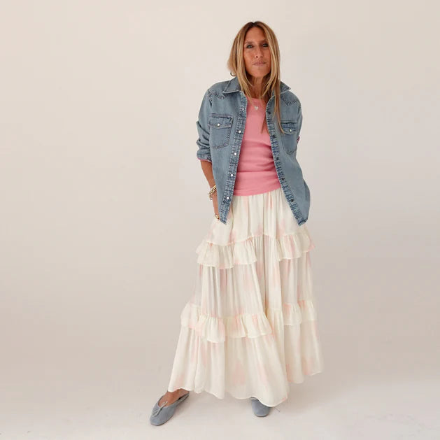 Kerri Rosenthal Western Pia Denim Shirt