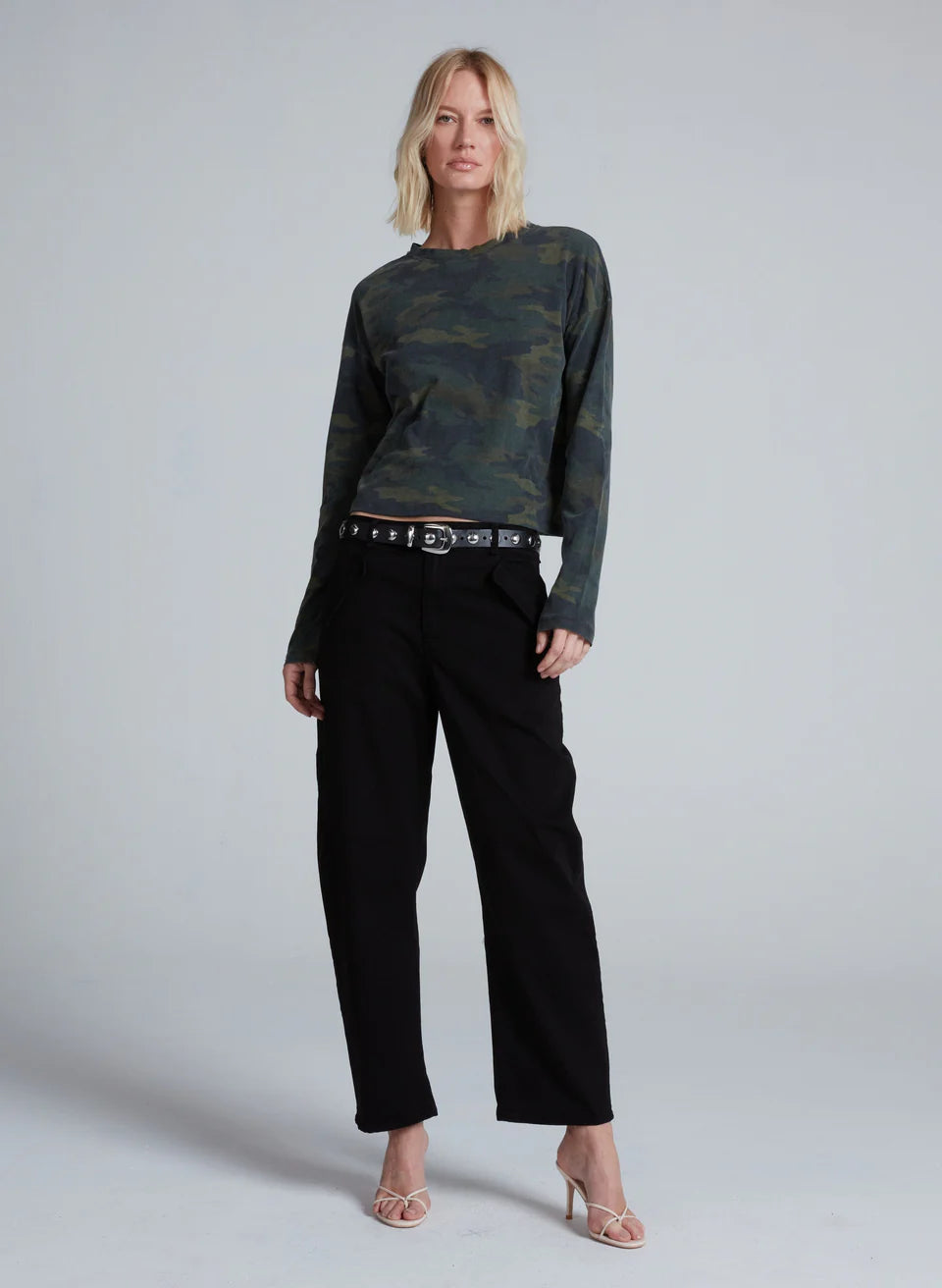 ASKK NY Cropped Long Sleeve Tee