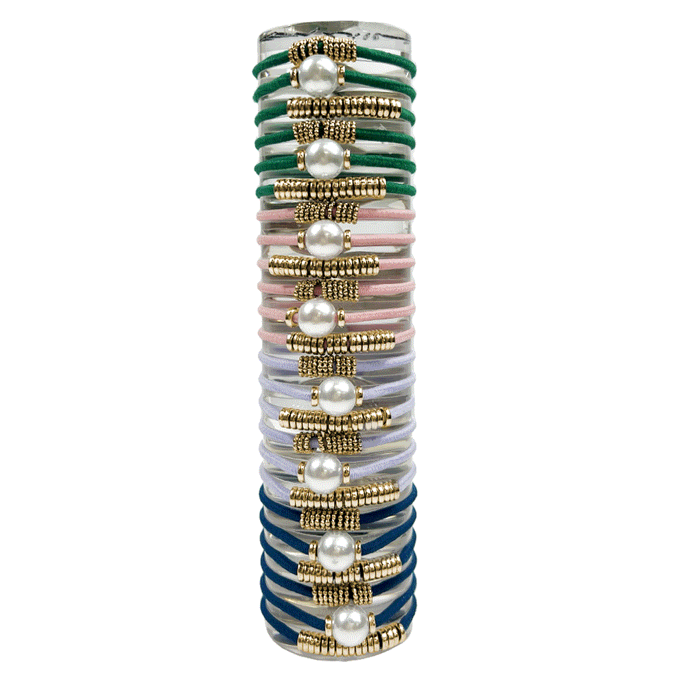 By Lillia assorted mix & match bracelet/ hairties, Spring/Summer